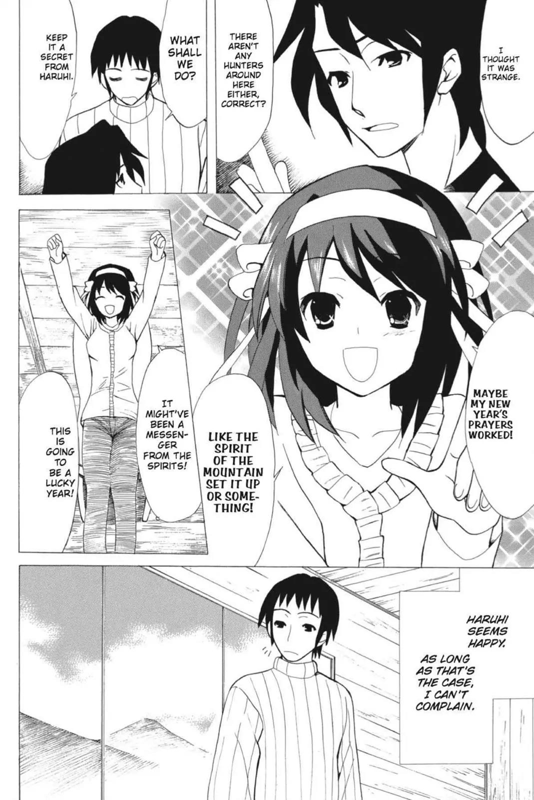 Suzumiya Haruhi no Yuuutsu Chapter 59 page 26 - Chapter 59: Red Data Elegy