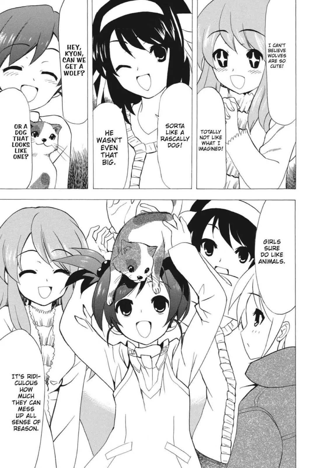 Suzumiya Haruhi no Yuuutsu Chapter 59 page 35 - Chapter 59: Red Data Elegy