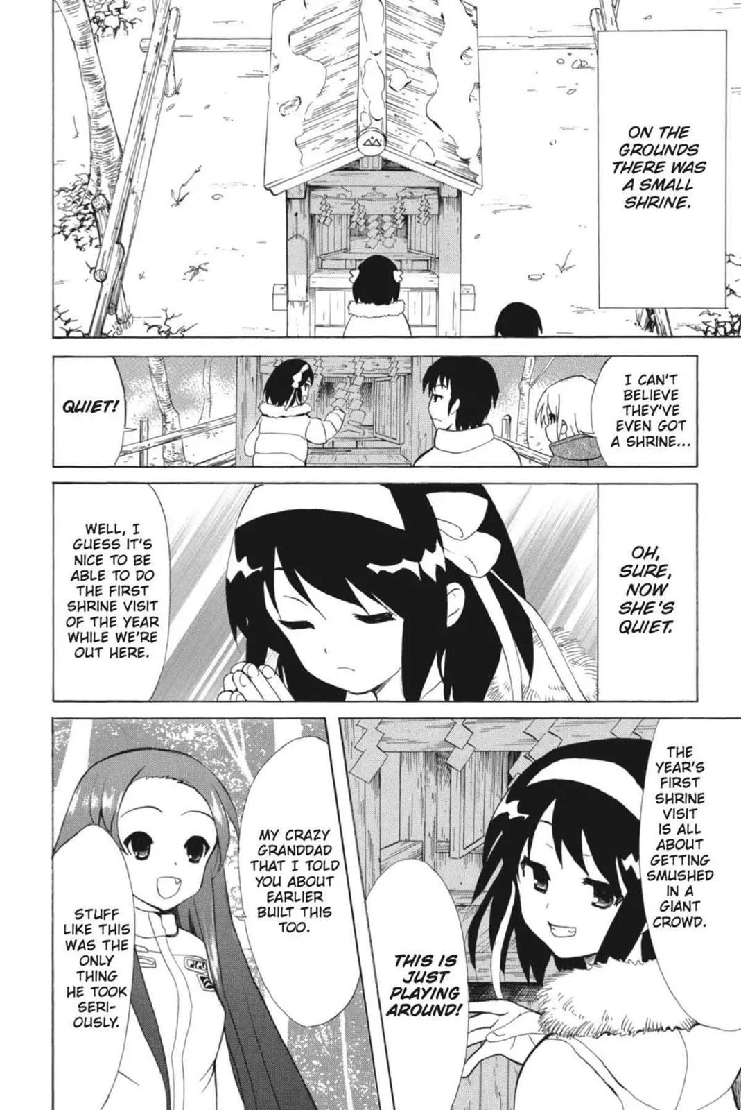 Suzumiya Haruhi no Yuuutsu Chapter 59 page 4 - Chapter 59: Red Data Elegy