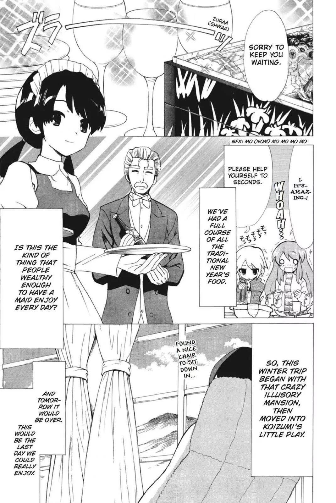 Suzumiya Haruhi no Yuuutsu Chapter 59 page 5 - Chapter 59: Red Data Elegy