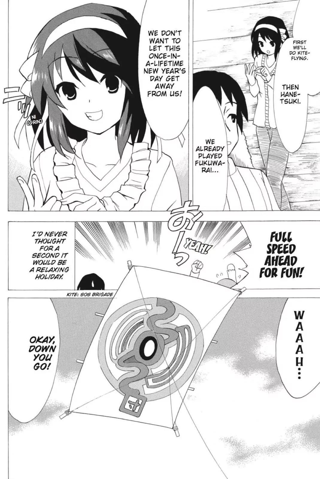 Suzumiya Haruhi no Yuuutsu Chapter 59 page 6 - Chapter 59: Red Data Elegy