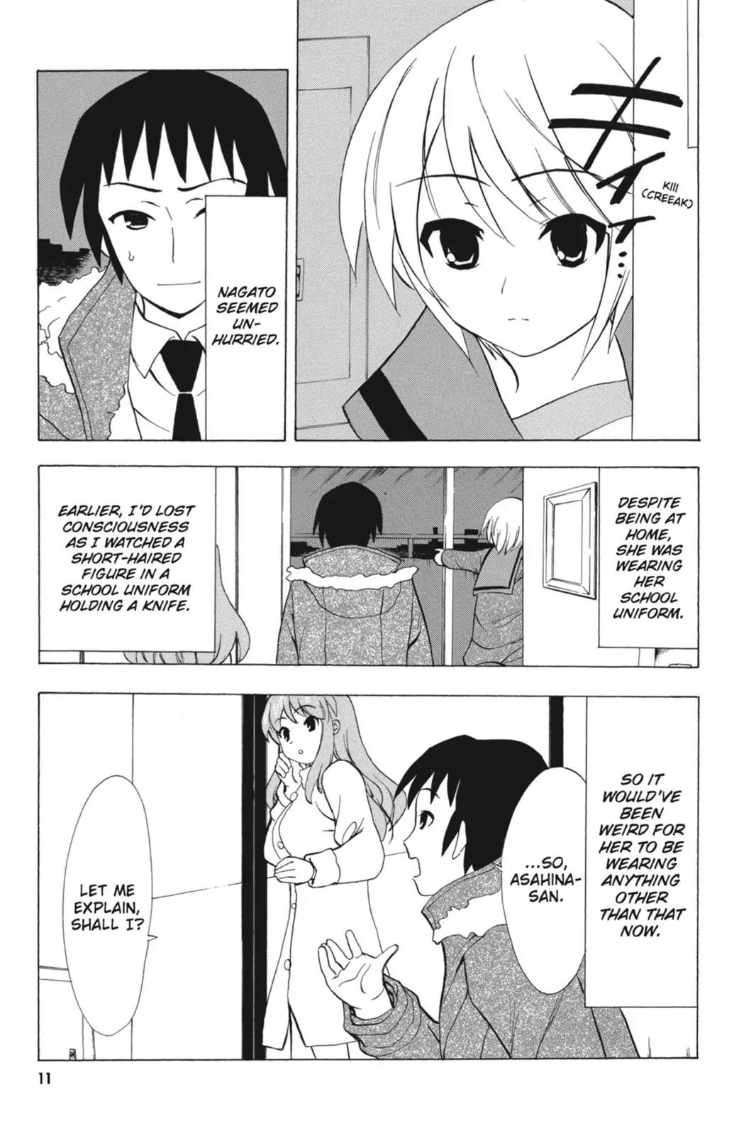 Suzumiya Haruhi no Yuuutsu Chapter 60 page 13 - Chapter 60: The Disappearance of Haruhi Suzumiya ~ Another Day ~