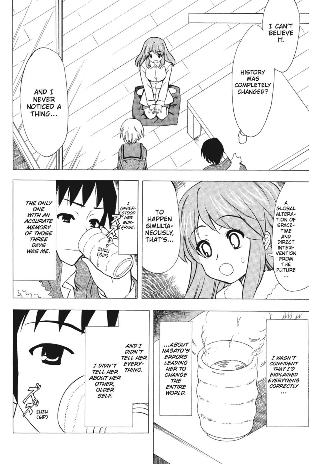 Suzumiya Haruhi no Yuuutsu Chapter 60 page 14 - Chapter 60: The Disappearance of Haruhi Suzumiya ~ Another Day ~