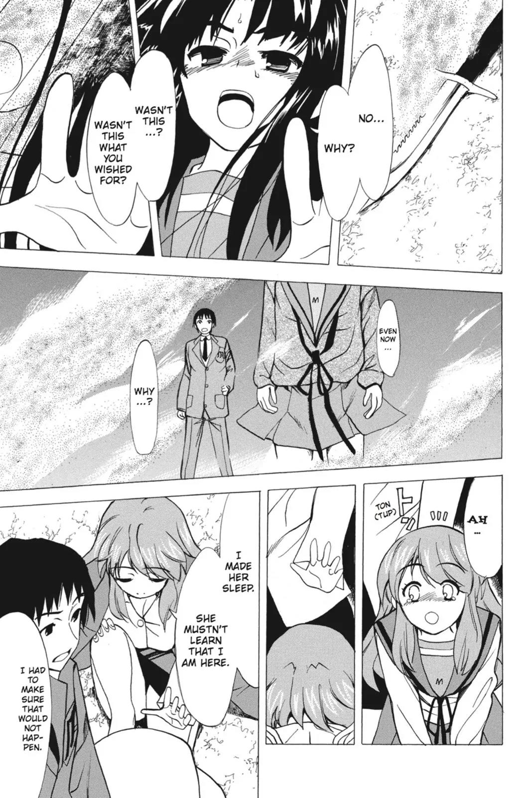 Suzumiya Haruhi no Yuuutsu Chapter 60 page 25 - Chapter 60: The Disappearance of Haruhi Suzumiya ~ Another Day ~
