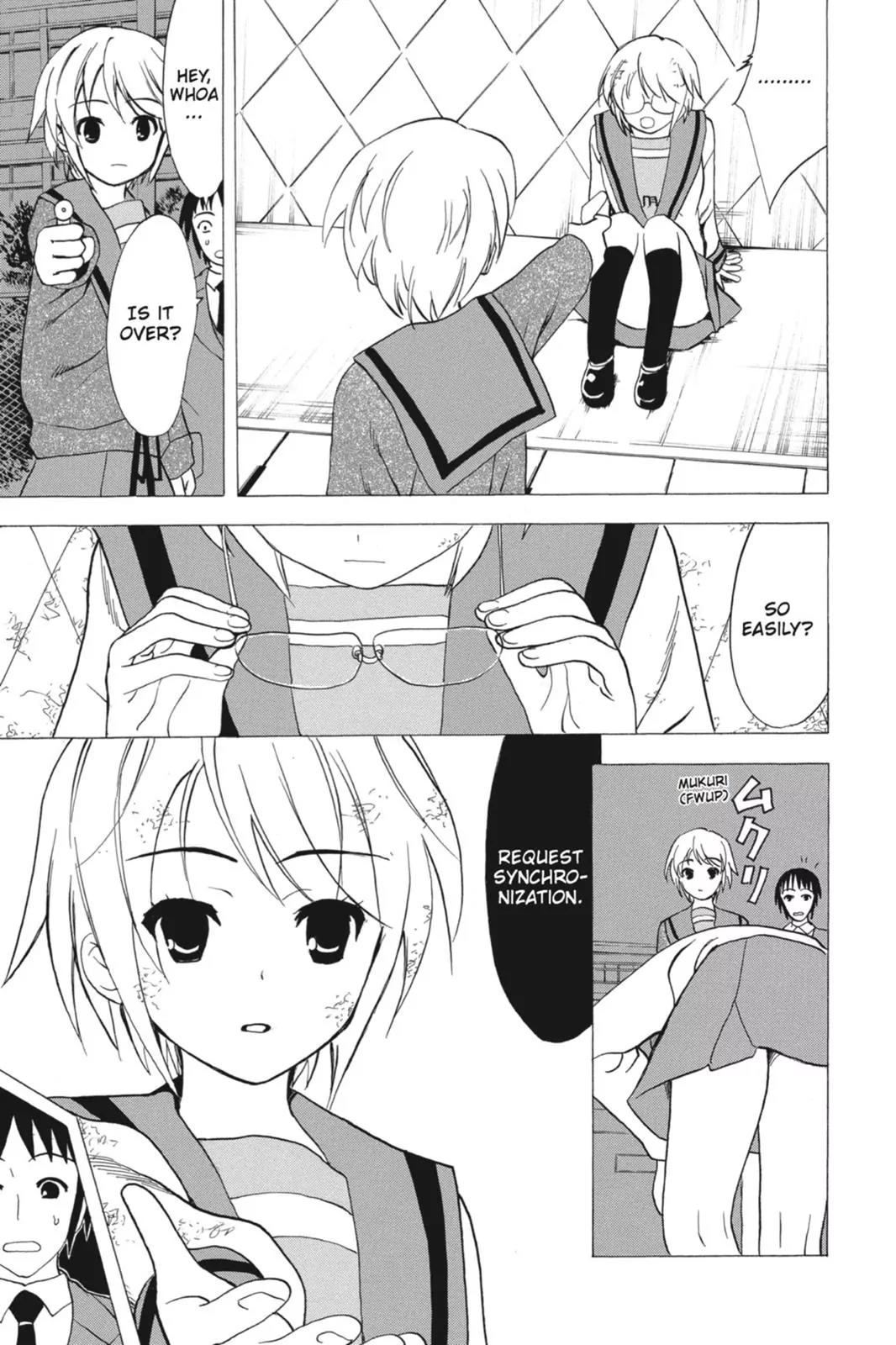 Suzumiya Haruhi no Yuuutsu Chapter 60 page 27 - Chapter 60: The Disappearance of Haruhi Suzumiya ~ Another Day ~