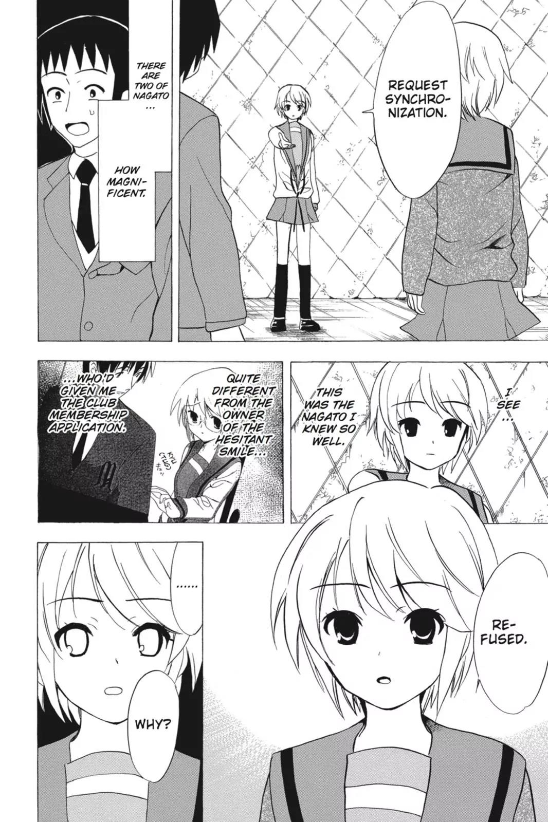 Suzumiya Haruhi no Yuuutsu Chapter 60 page 28 - Chapter 60: The Disappearance of Haruhi Suzumiya ~ Another Day ~
