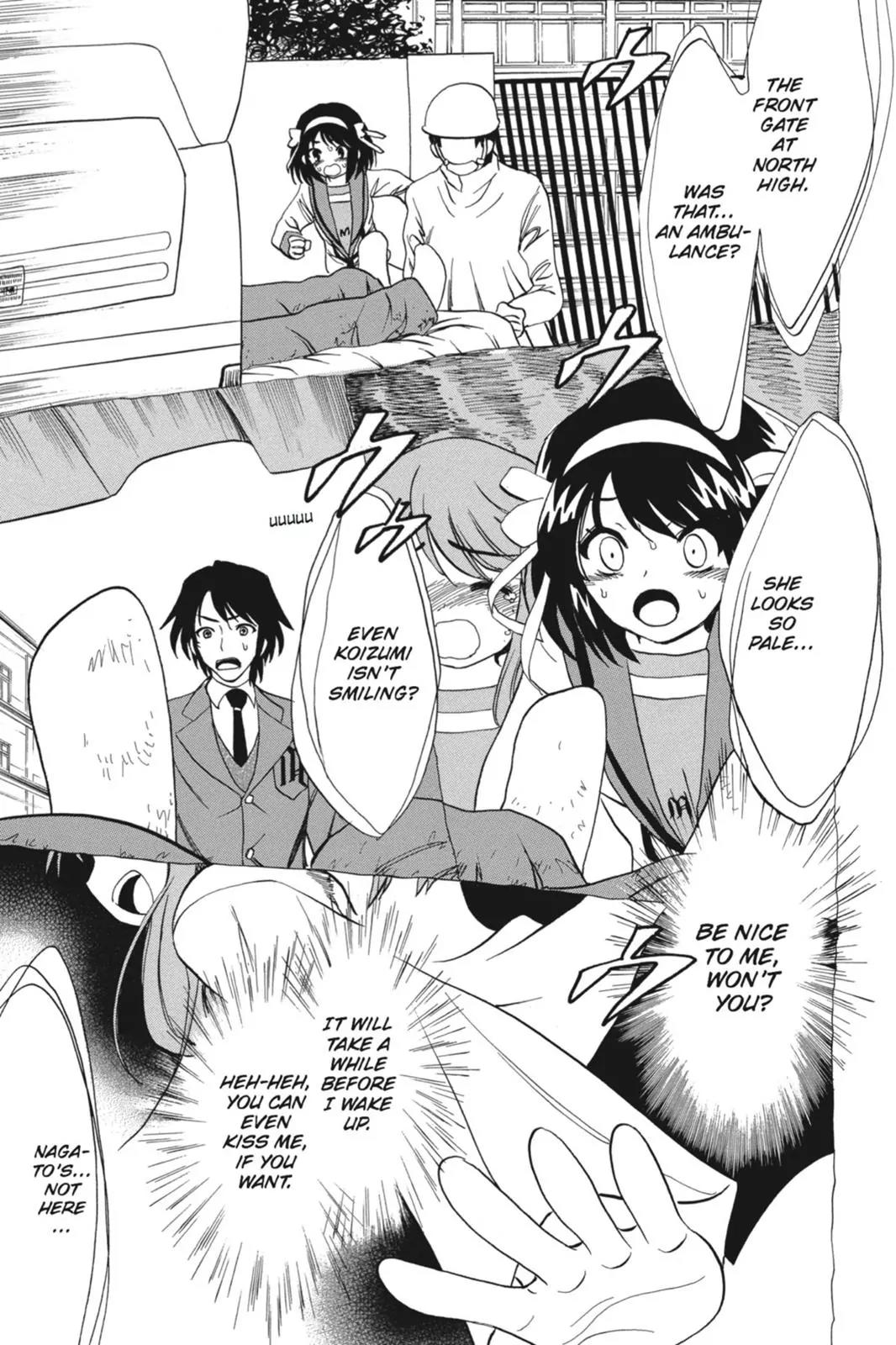 Suzumiya Haruhi no Yuuutsu Chapter 60 page 39 - Chapter 60: The Disappearance of Haruhi Suzumiya ~ Another Day ~
