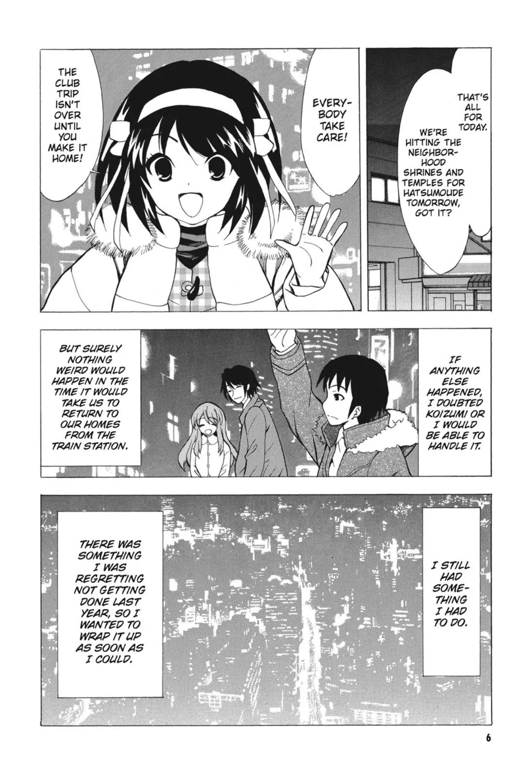 Suzumiya Haruhi no Yuuutsu Chapter 60 page 8 - Chapter 60: The Disappearance of Haruhi Suzumiya ~ Another Day ~