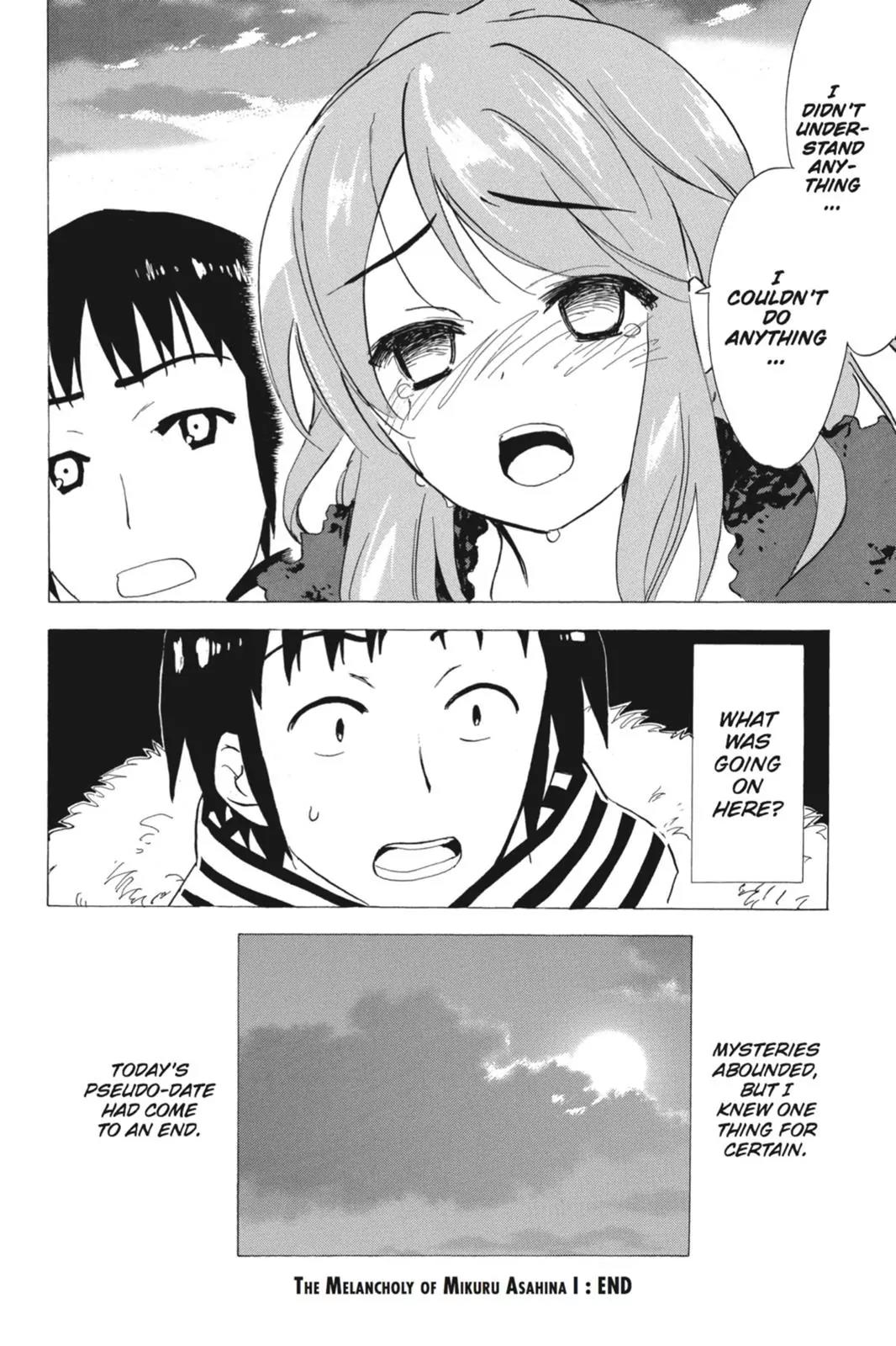 Suzumiya Haruhi no Yuuutsu Chapter 61 page 34 - Chapter 61: The Melancholy of Mikuru Asahina I