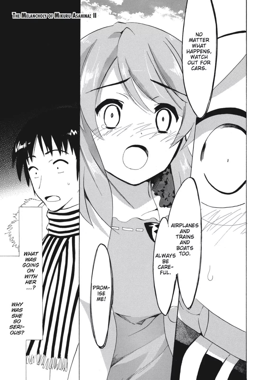 Suzumiya Haruhi no Yuuutsu Chapter 62 page 1 - Chapter 62: The Melancholy of Mikuru Asahina II