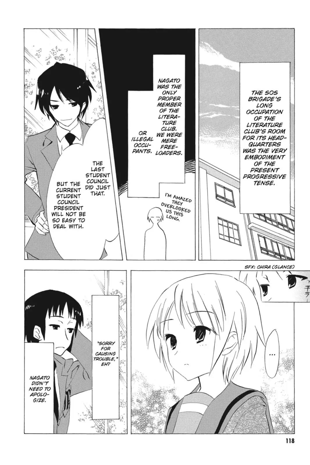 Suzumiya Haruhi no Yuuutsu Chapter 63 page 10 - Chapter 63: Editor in Chief★Full Speed Ahead! I