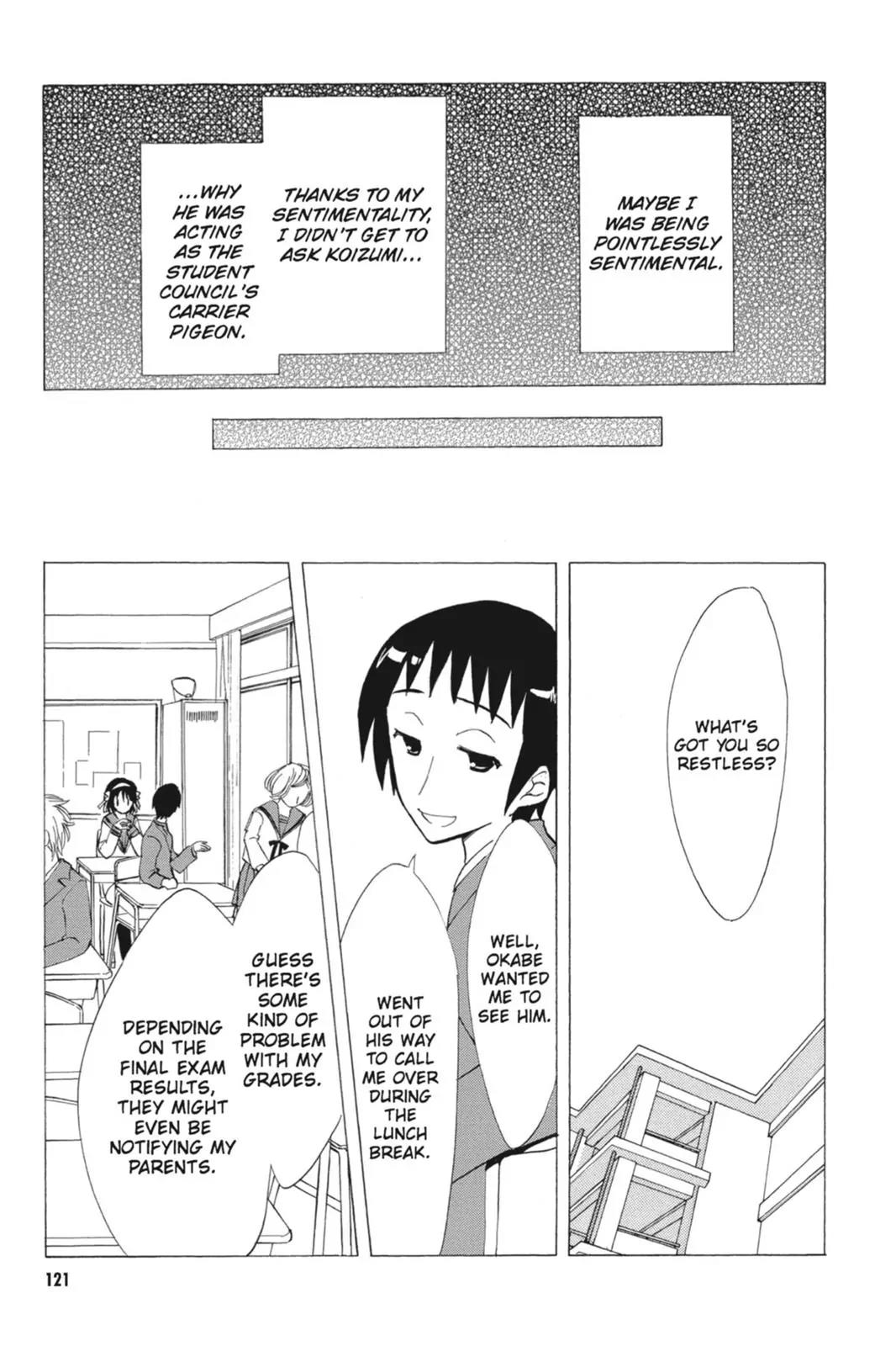 Suzumiya Haruhi no Yuuutsu Chapter 63 page 13 - Chapter 63: Editor in Chief★Full Speed Ahead! I