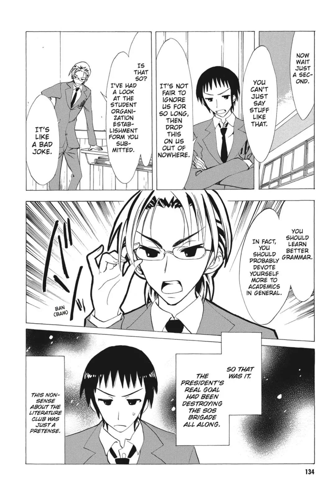 Suzumiya Haruhi no Yuuutsu Chapter 63 page 26 - Chapter 63: Editor in Chief★Full Speed Ahead! I
