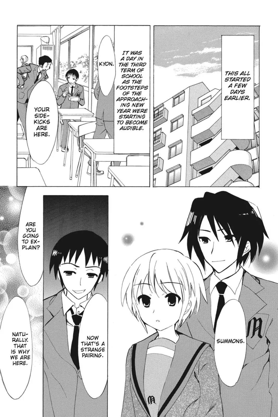 Suzumiya Haruhi no Yuuutsu Chapter 63 page 5 - Chapter 63: Editor in Chief★Full Speed Ahead! I