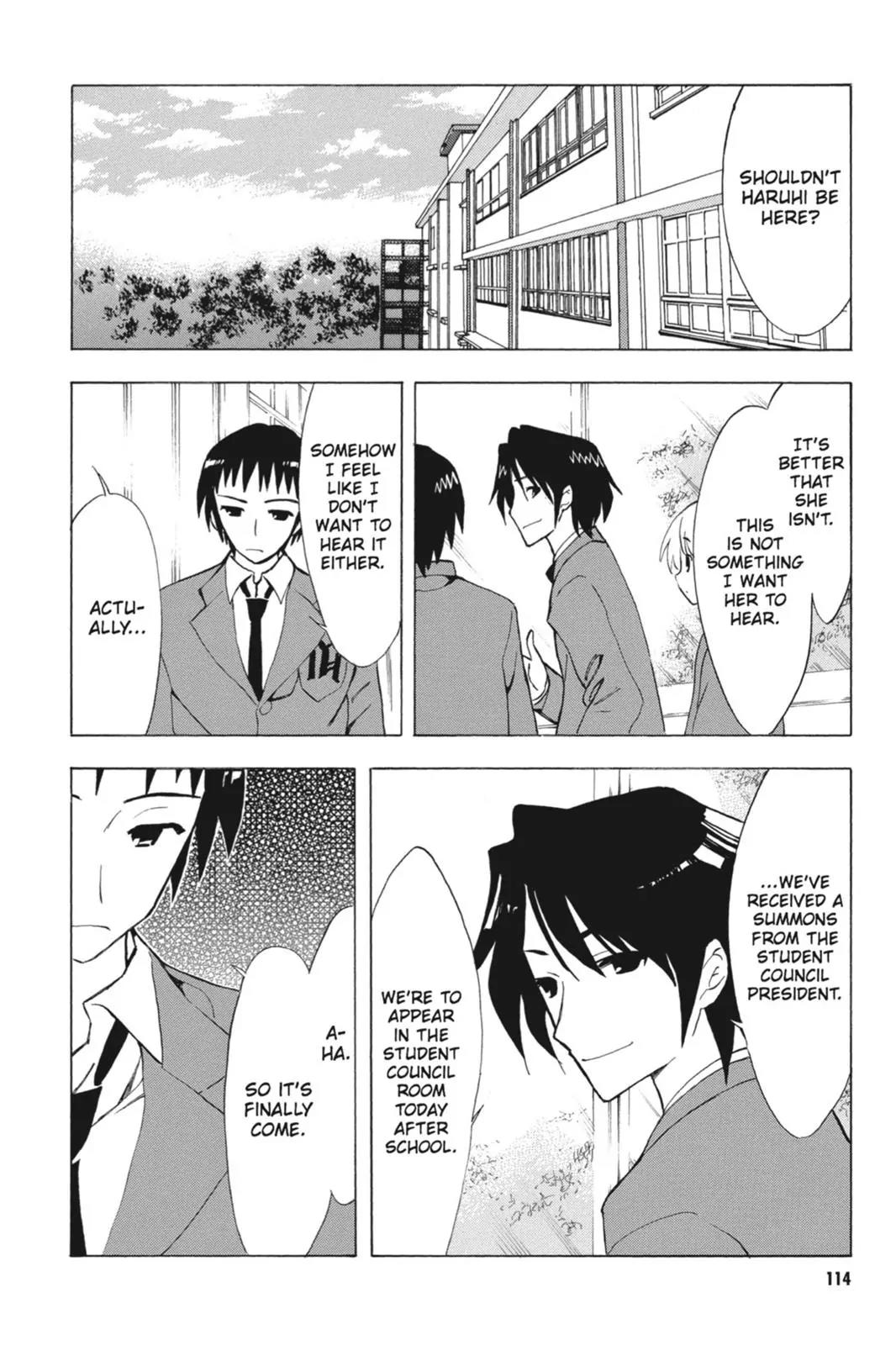 Suzumiya Haruhi no Yuuutsu Chapter 63 page 6 - Chapter 63: Editor in Chief★Full Speed Ahead! I