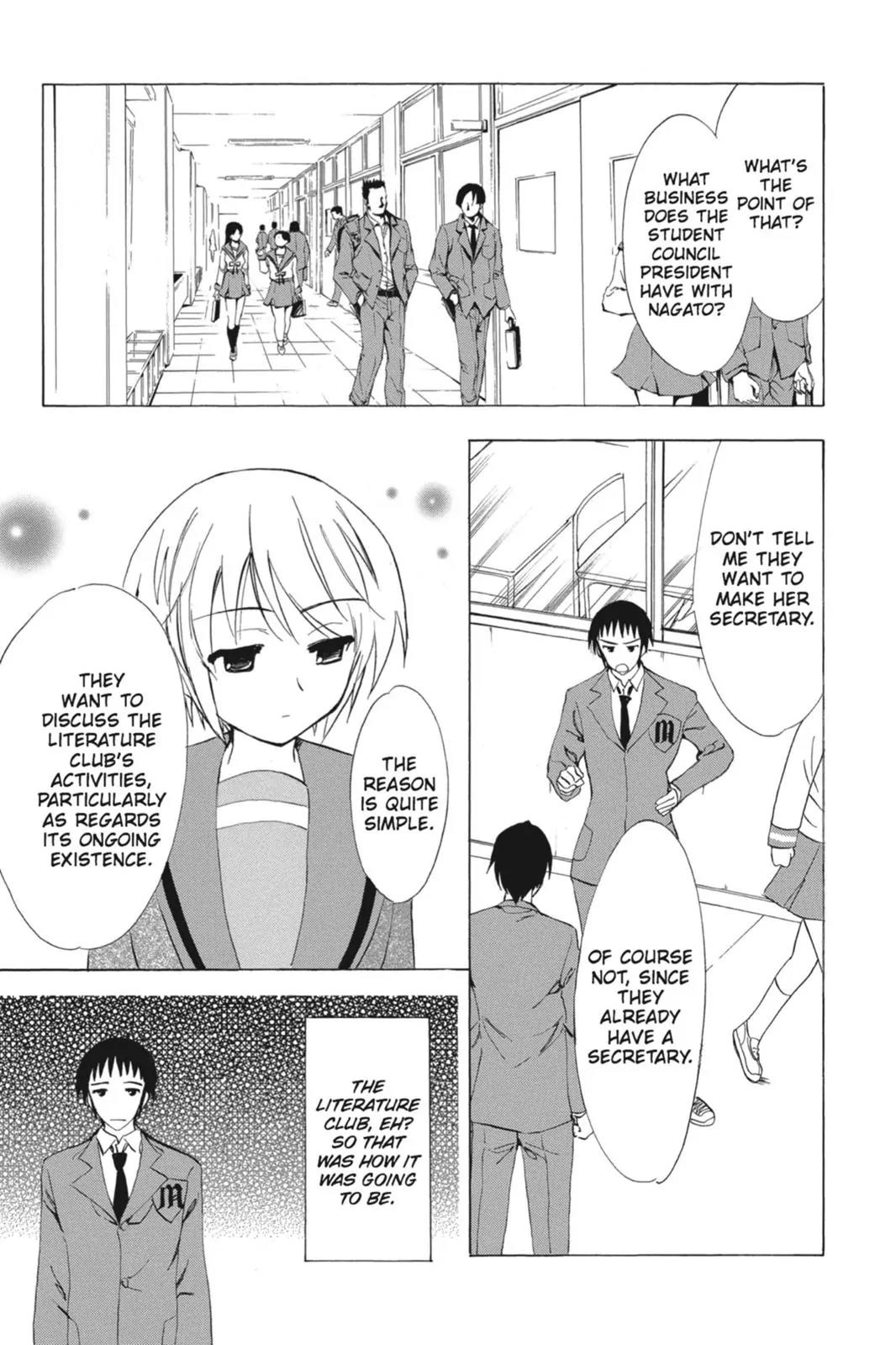 Suzumiya Haruhi no Yuuutsu Chapter 63 page 9 - Chapter 63: Editor in Chief★Full Speed Ahead! I
