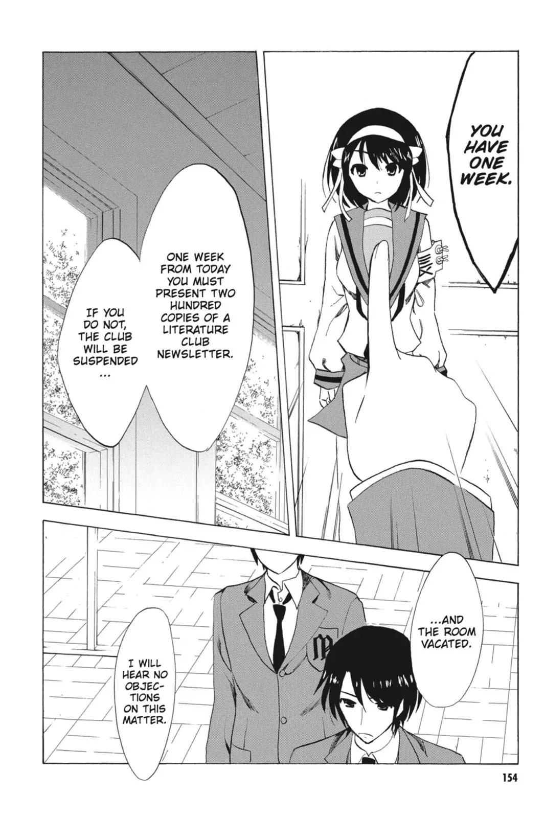 Suzumiya Haruhi no Yuuutsu Chapter 64 page 12 - Chapter 64: Editor in Chief★Full Speed Ahead! II