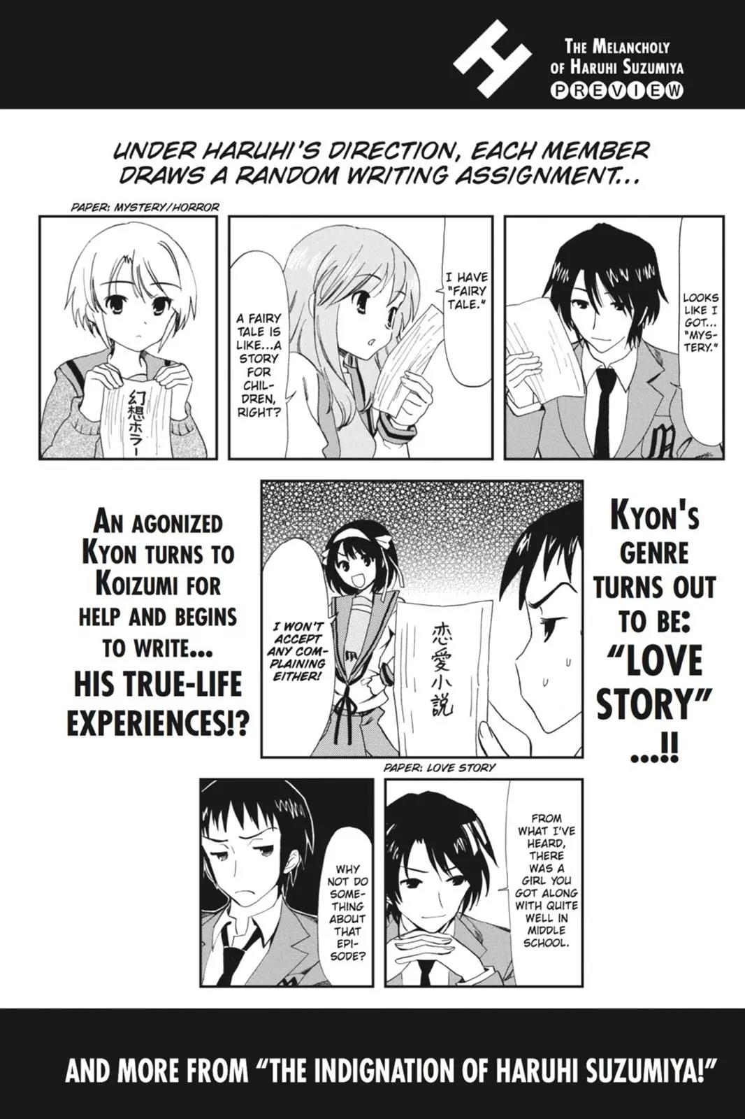 Suzumiya Haruhi no Yuuutsu Chapter 64 page 34 - Chapter 64: Editor in Chief★Full Speed Ahead! II