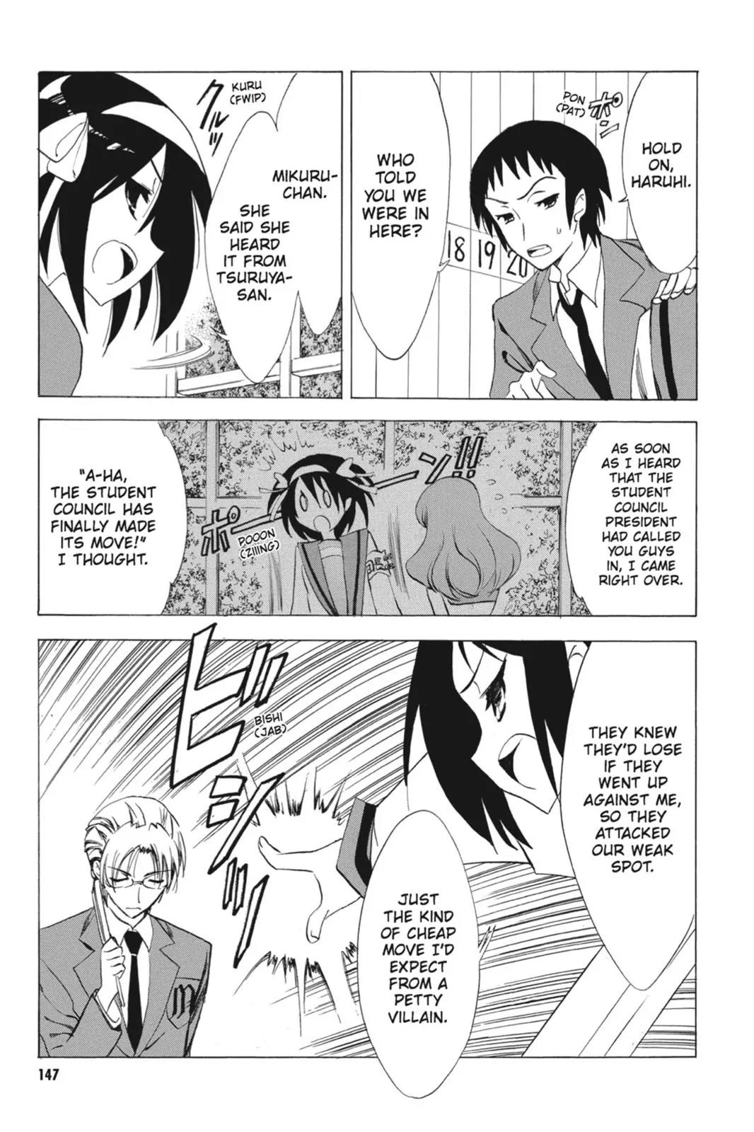 Suzumiya Haruhi no Yuuutsu Chapter 64 page 5 - Chapter 64: Editor in Chief★Full Speed Ahead! II