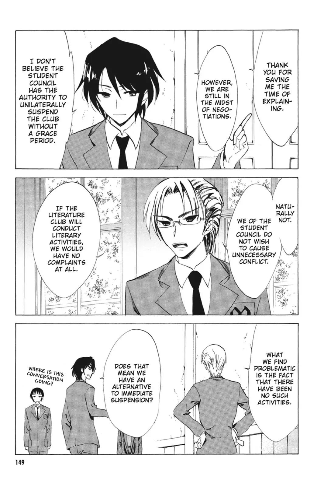 Suzumiya Haruhi no Yuuutsu Chapter 64 page 7 - Chapter 64: Editor in Chief★Full Speed Ahead! II
