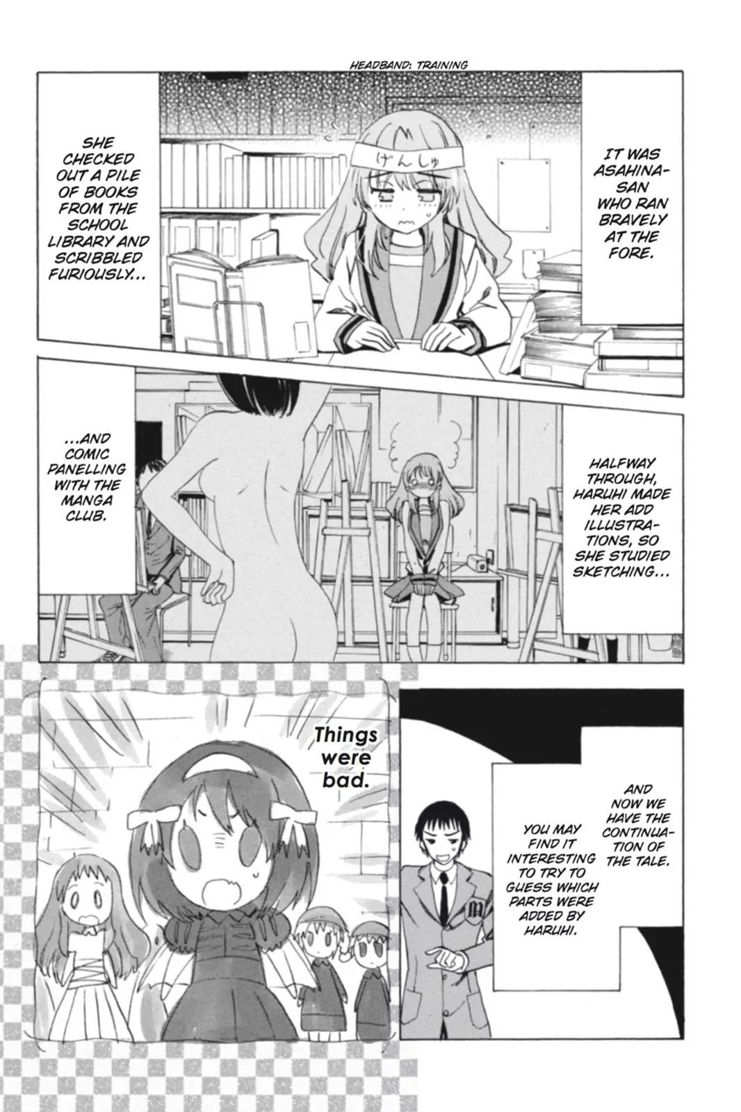 Suzumiya Haruhi no Yuuutsu Chapter 65 page 15 - Chapter 65: Editor in Chief★Full Speed Ahead! III