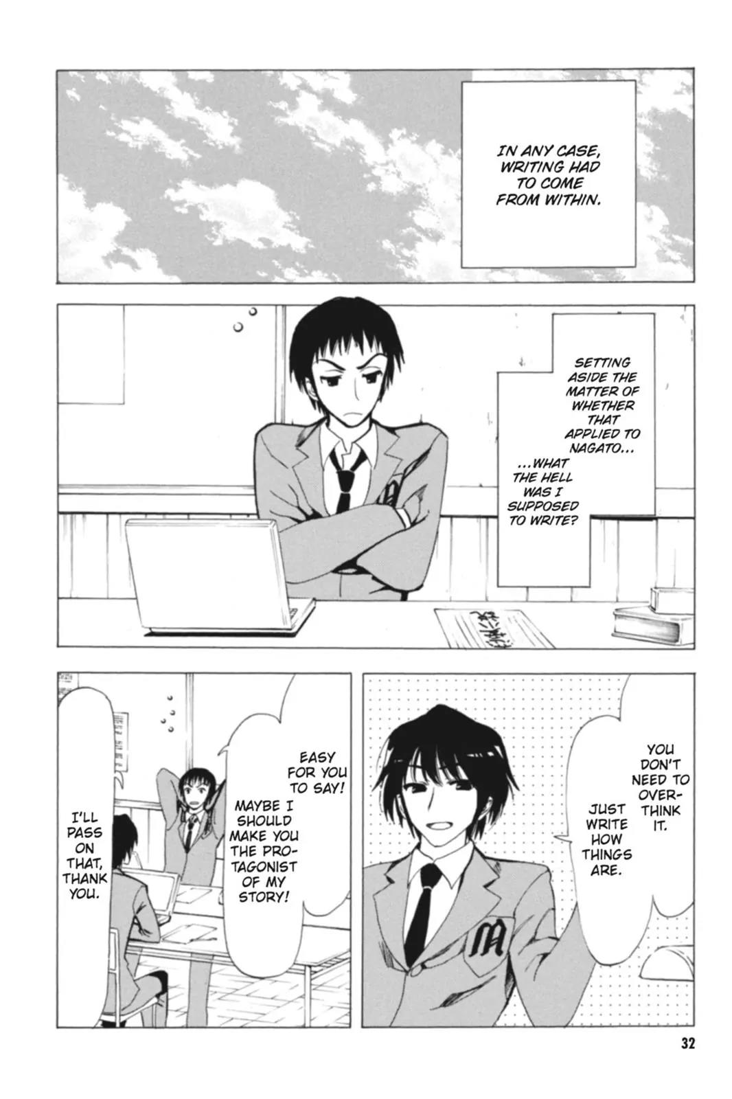 Suzumiya Haruhi no Yuuutsu Chapter 65 page 34 - Chapter 65: Editor in Chief★Full Speed Ahead! III