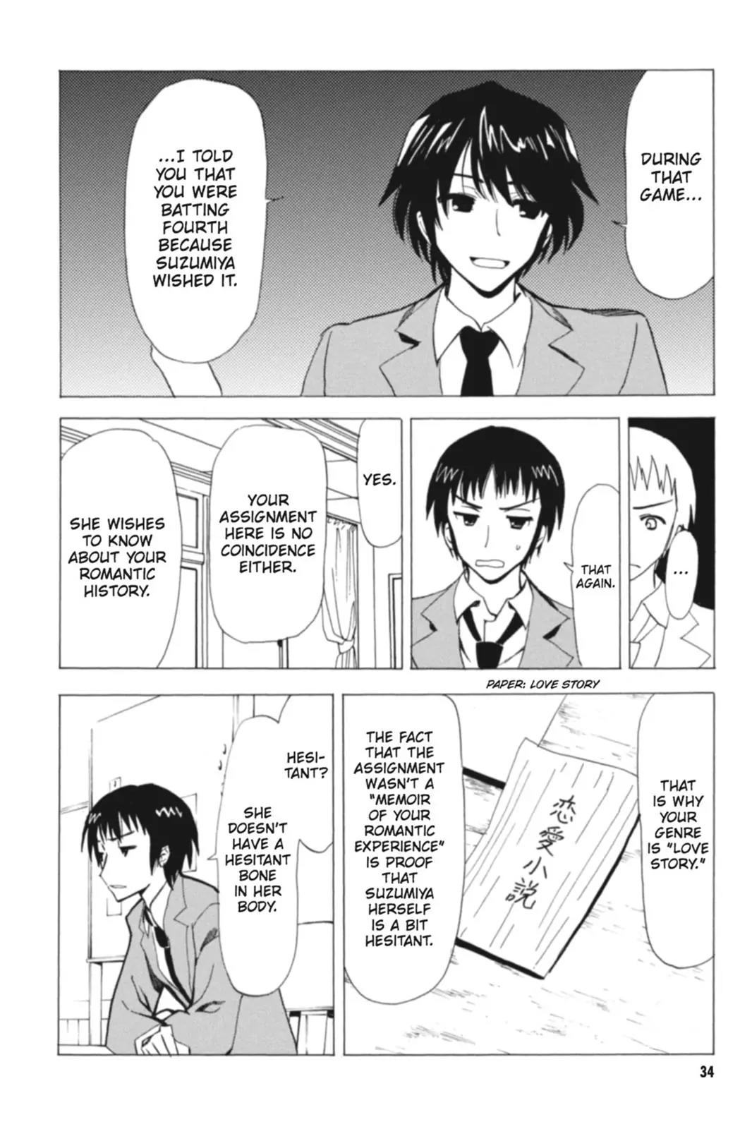 Suzumiya Haruhi no Yuuutsu Chapter 65 page 36 - Chapter 65: Editor in Chief★Full Speed Ahead! III