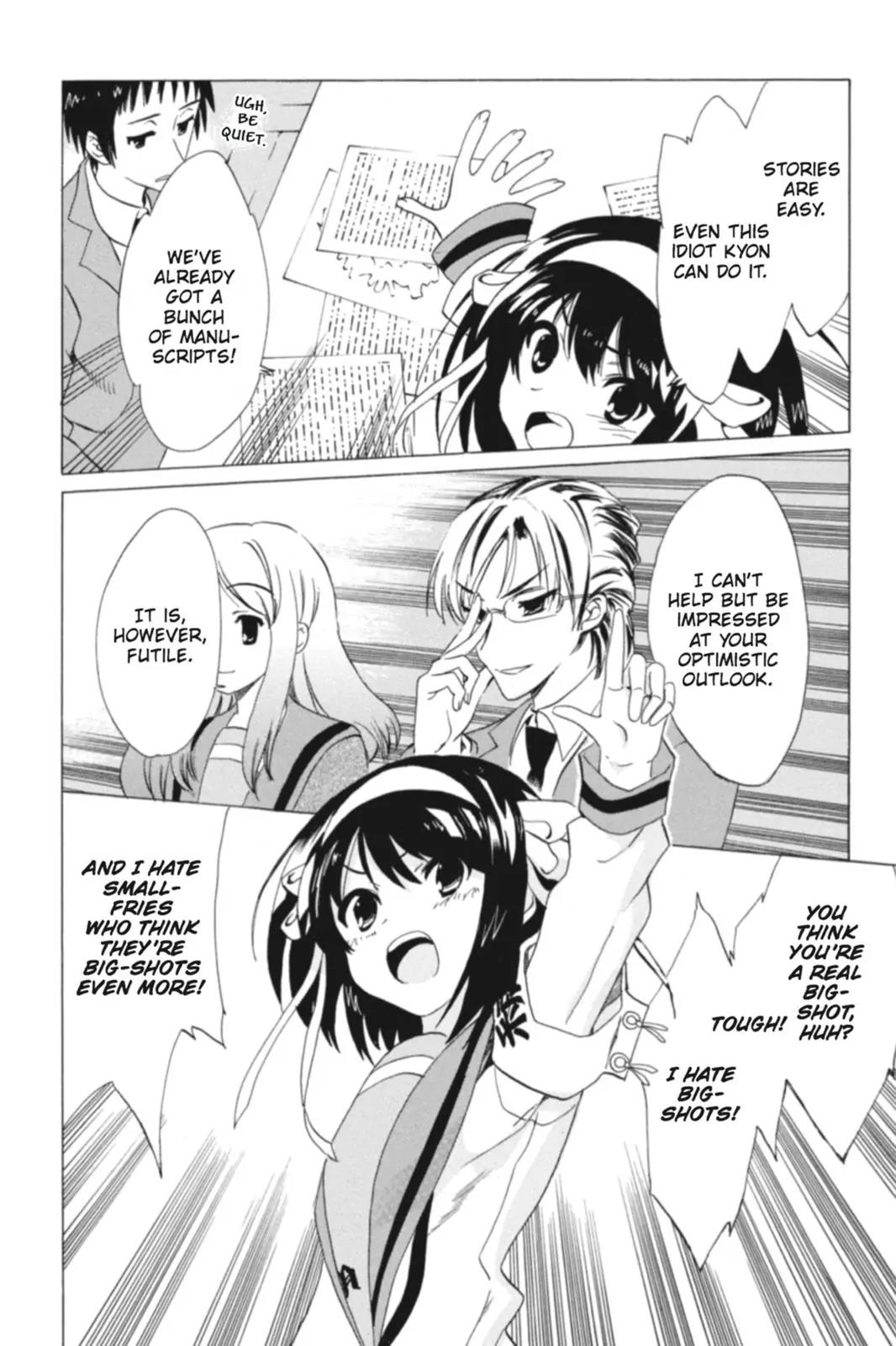 Suzumiya Haruhi no Yuuutsu Chapter 66 page 26 - Chapter 66: Editor in Chief★Full Speed Ahead! IV