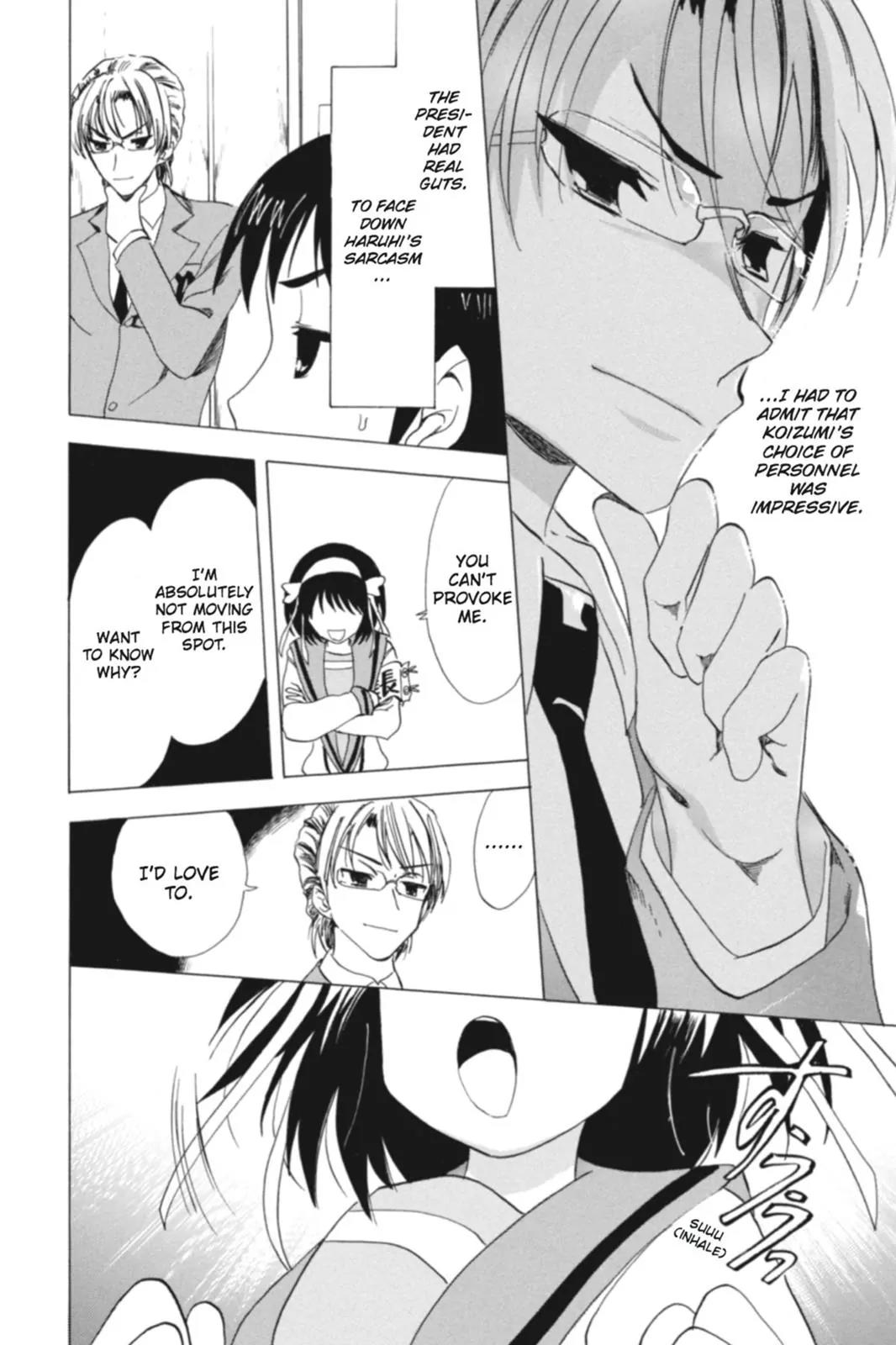 Suzumiya Haruhi no Yuuutsu Chapter 66 page 28 - Chapter 66: Editor in Chief★Full Speed Ahead! IV