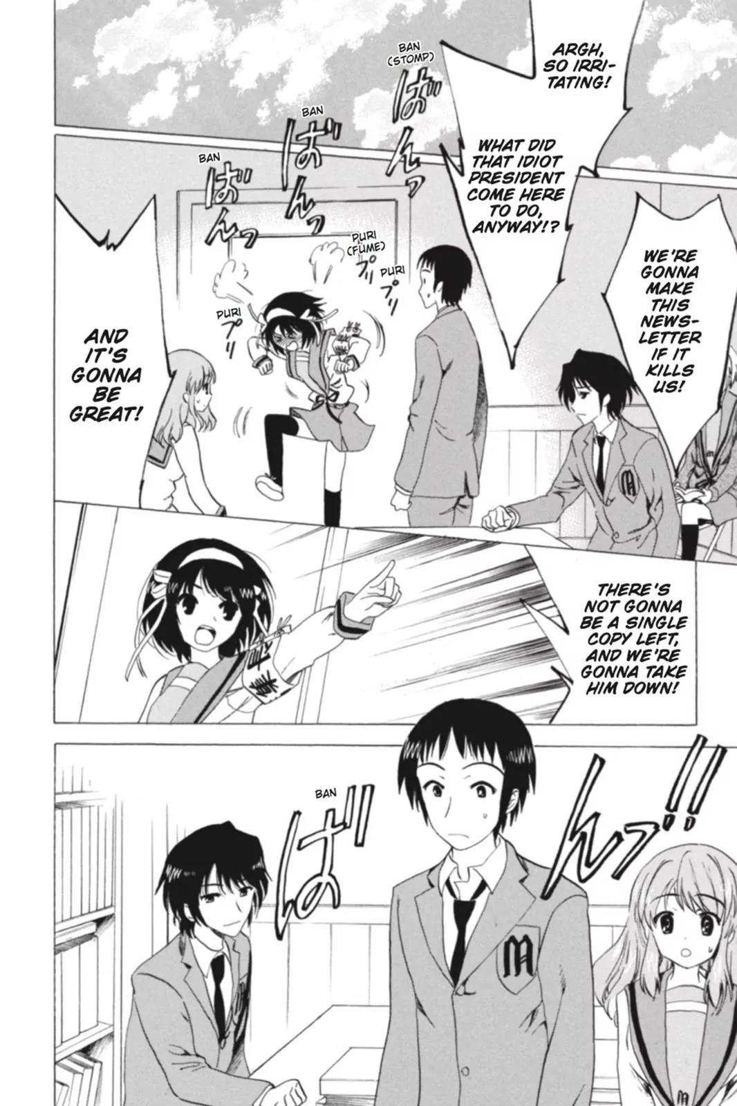 Suzumiya Haruhi no Yuuutsu Chapter 66 page 30 - Chapter 66: Editor in Chief★Full Speed Ahead! IV