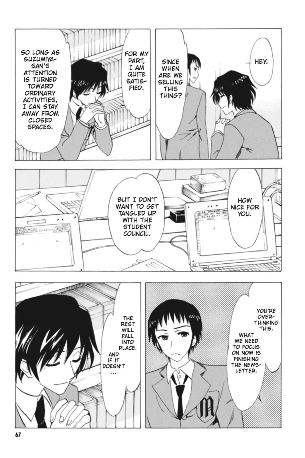 Suzumiya Haruhi no Yuuutsu Chapter 66 page 31 - Chapter 66: Editor in Chief★Full Speed Ahead! IV