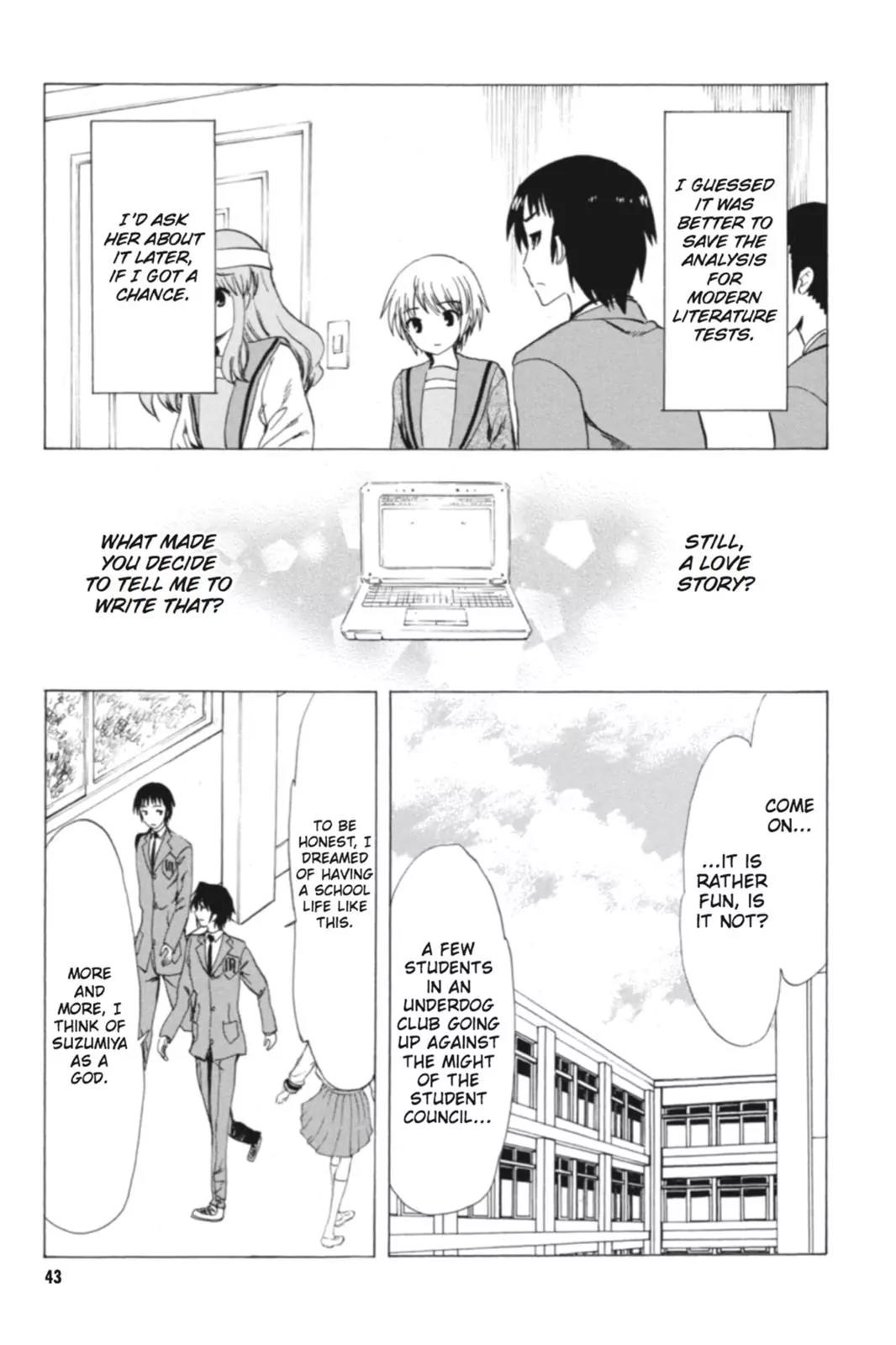 Suzumiya Haruhi no Yuuutsu Chapter 66 page 7 - Chapter 66: Editor in Chief★Full Speed Ahead! IV