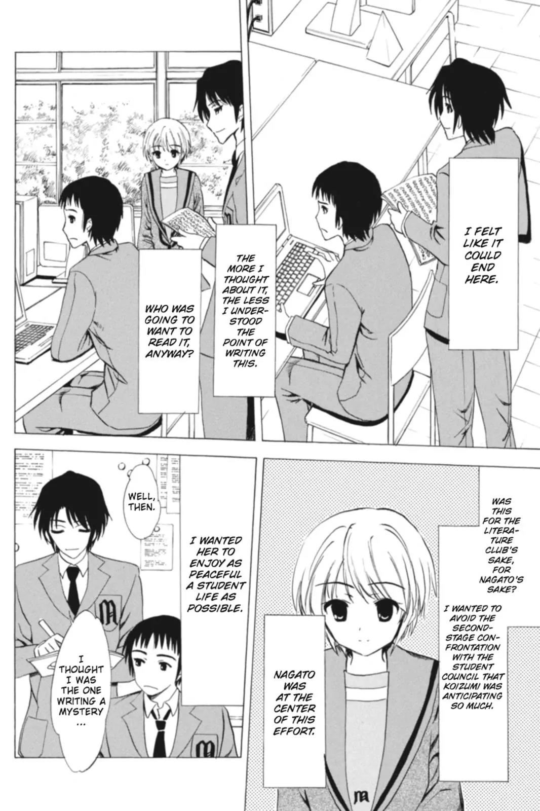 Suzumiya Haruhi no Yuuutsu Chapter 67 page 10 - Chapter 67: Editor in Chief★Full Speed Ahead! V
