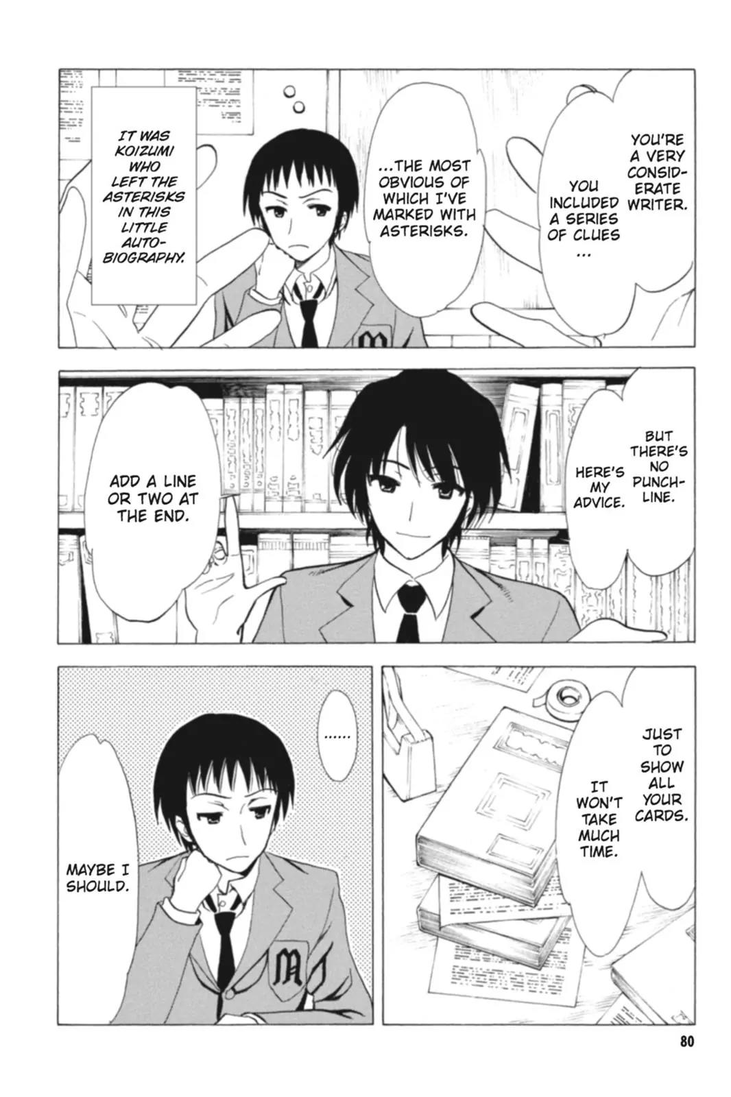 Suzumiya Haruhi no Yuuutsu Chapter 67 page 12 - Chapter 67: Editor in Chief★Full Speed Ahead! V