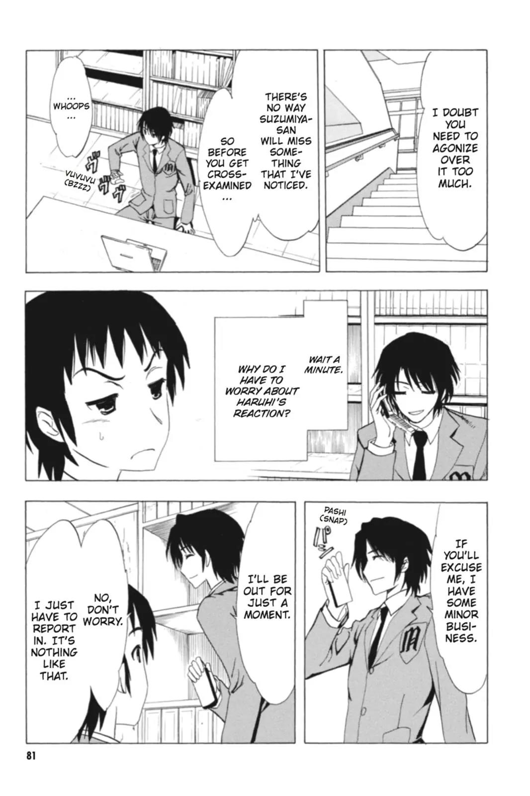 Suzumiya Haruhi no Yuuutsu Chapter 67 page 13 - Chapter 67: Editor in Chief★Full Speed Ahead! V