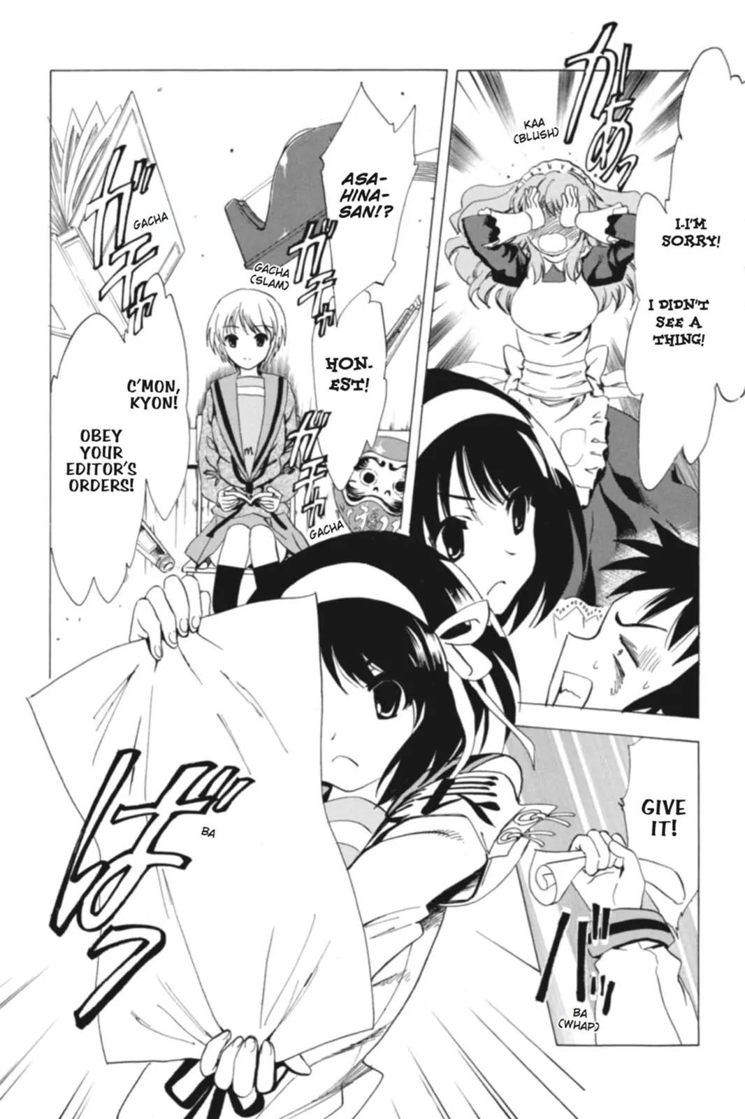 Suzumiya Haruhi no Yuuutsu Chapter 67 page 20 - Chapter 67: Editor in Chief★Full Speed Ahead! V