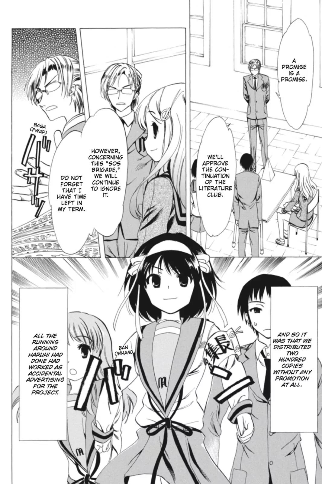 Suzumiya Haruhi no Yuuutsu Chapter 67 page 28 - Chapter 67: Editor in Chief★Full Speed Ahead! V