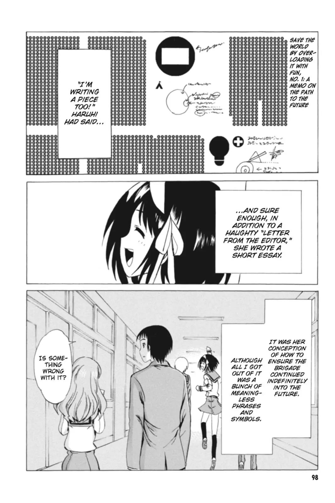 Suzumiya Haruhi no Yuuutsu Chapter 67 page 30 - Chapter 67: Editor in Chief★Full Speed Ahead! V