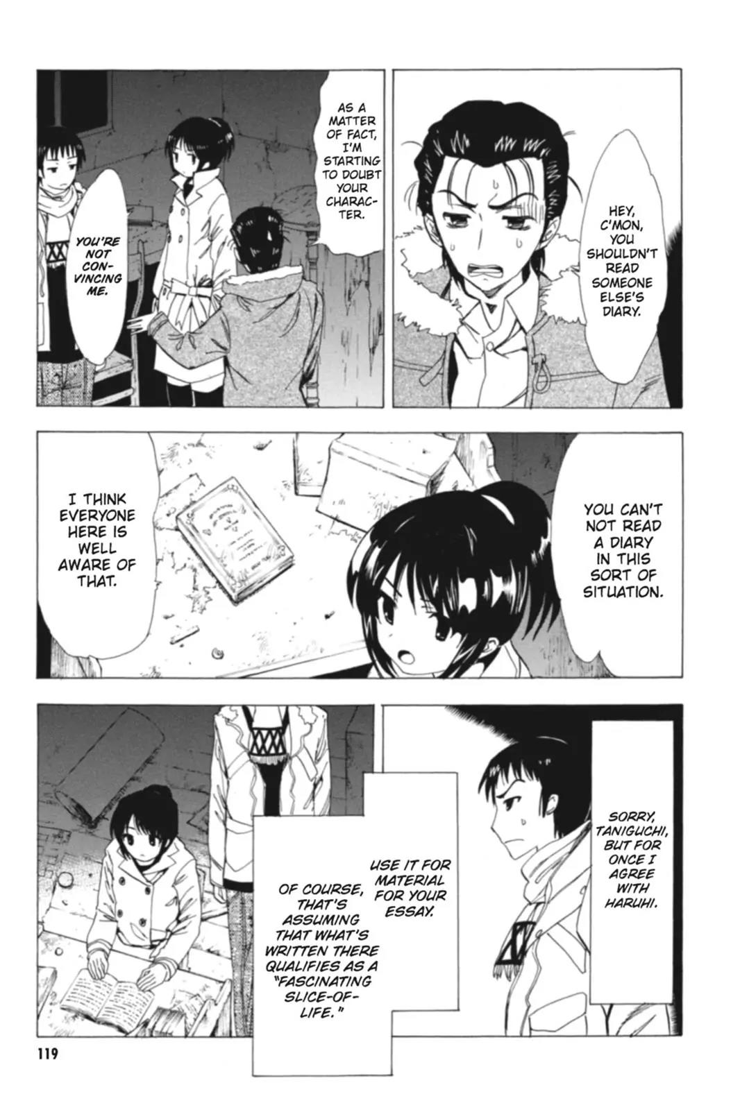 Suzumiya Haruhi no Yuuutsu Chapter 68 page 15 - Chapter 68: Welcome to the House of Terror