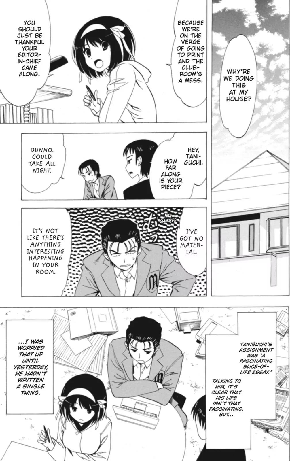 Suzumiya Haruhi no Yuuutsu Chapter 68 page 3 - Chapter 68: Welcome to the House of Terror
