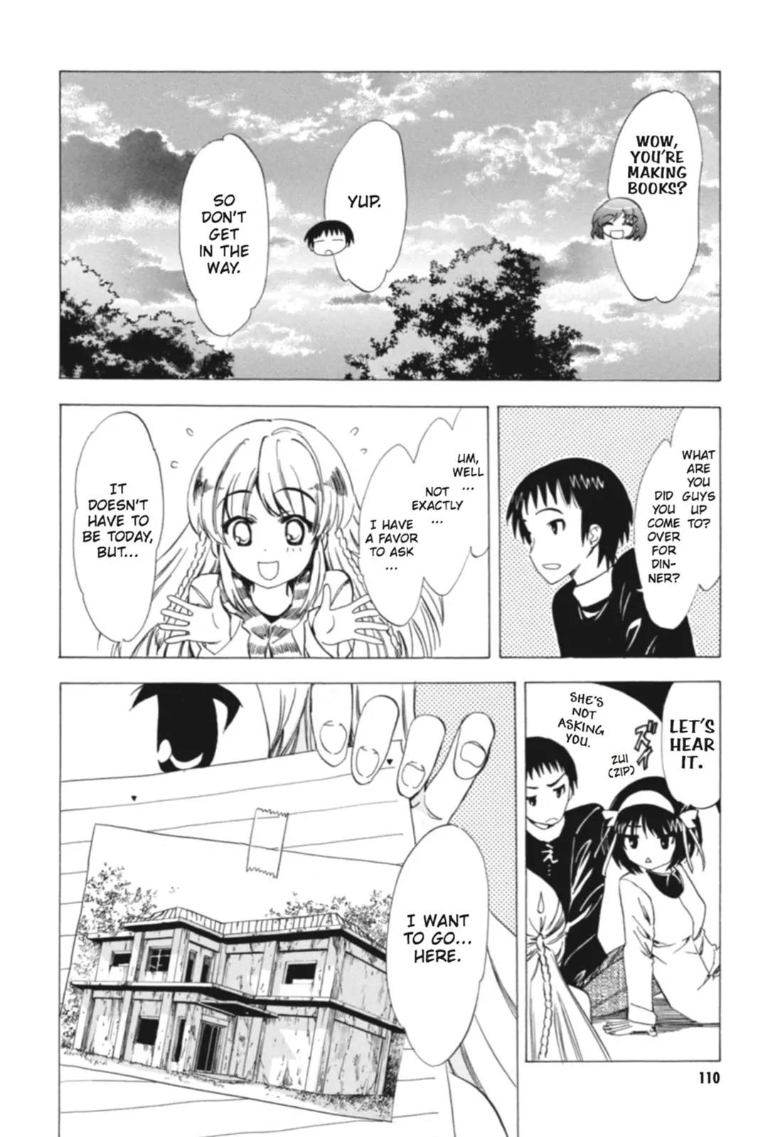 Suzumiya Haruhi no Yuuutsu Chapter 68 page 6 - Chapter 68: Welcome to the House of Terror