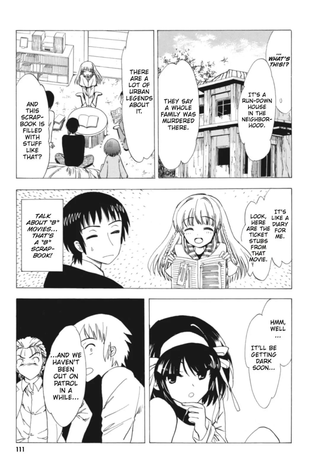 Suzumiya Haruhi no Yuuutsu Chapter 68 page 7 - Chapter 68: Welcome to the House of Terror