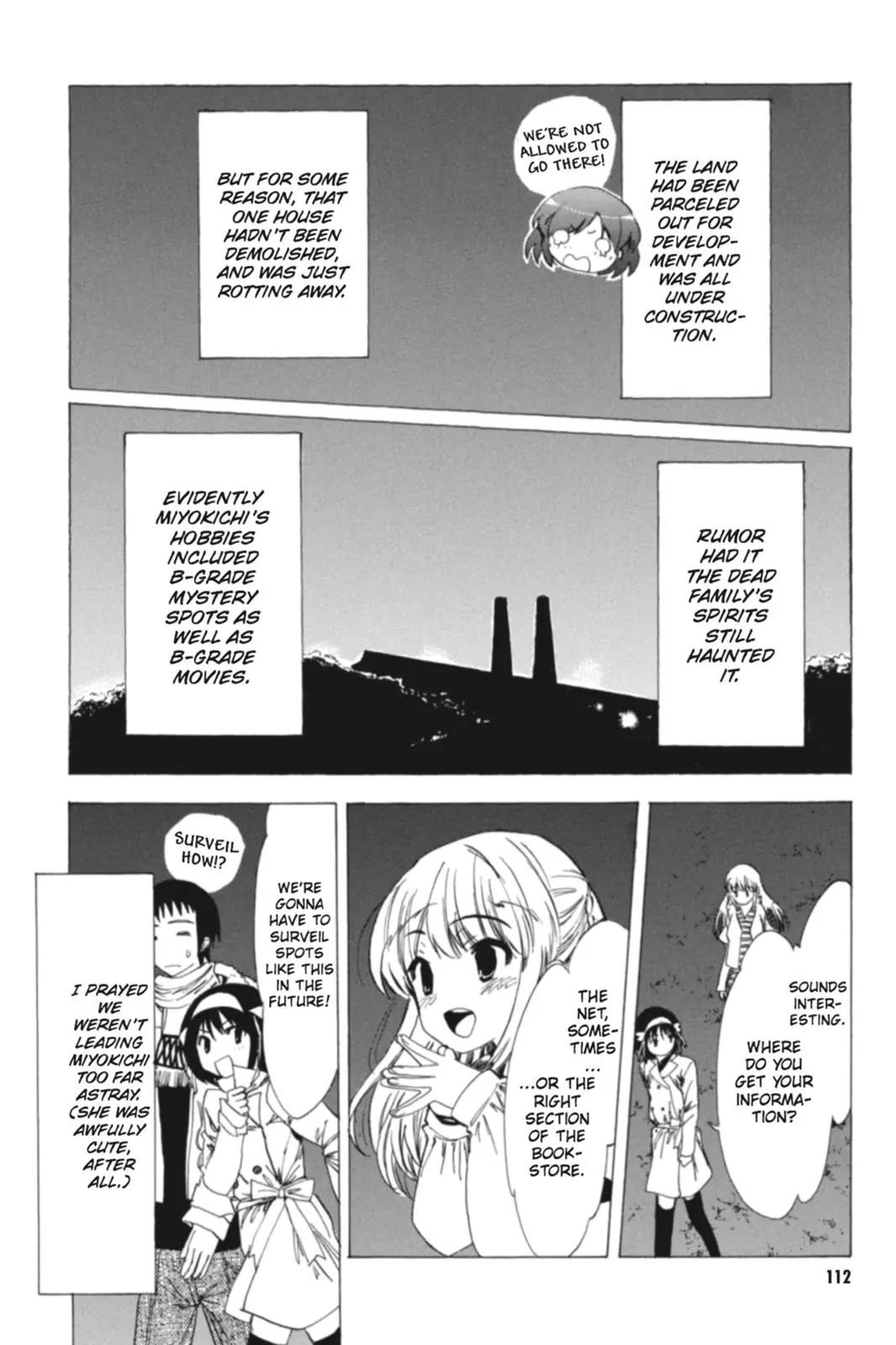 Suzumiya Haruhi no Yuuutsu Chapter 68 page 8 - Chapter 68: Welcome to the House of Terror