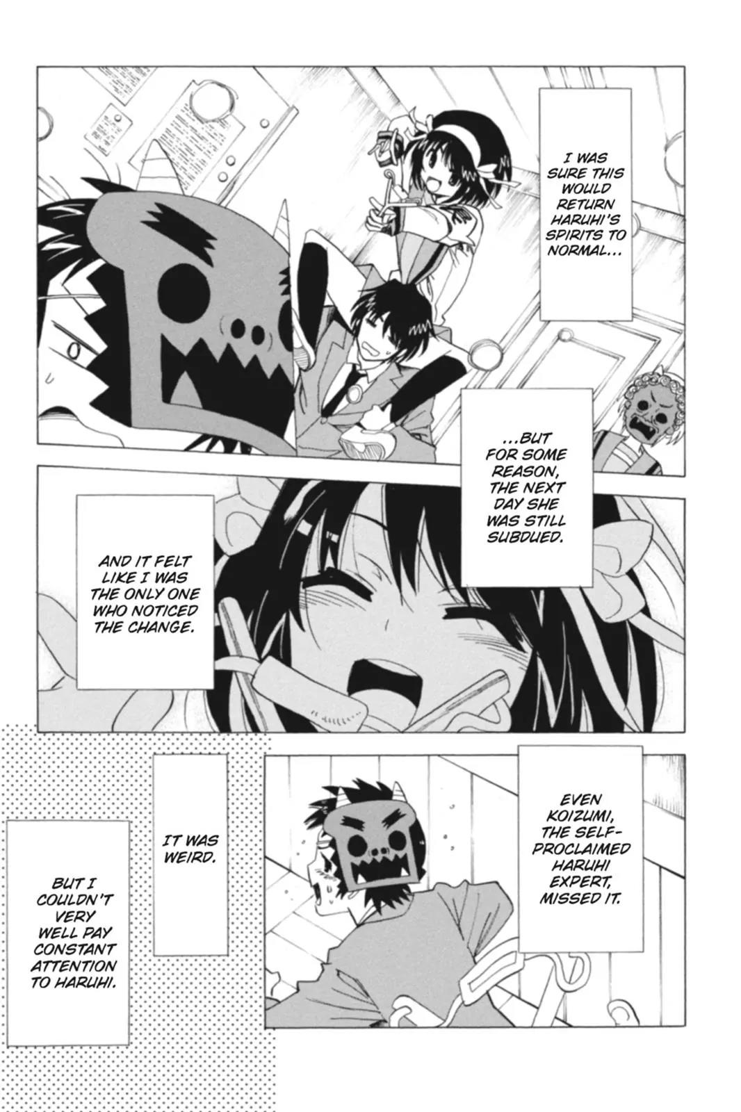 Suzumiya Haruhi no Yuuutsu Chapter 69 page 25 - Chapter 69: The Intrigues of Haruhi Suzumiya I