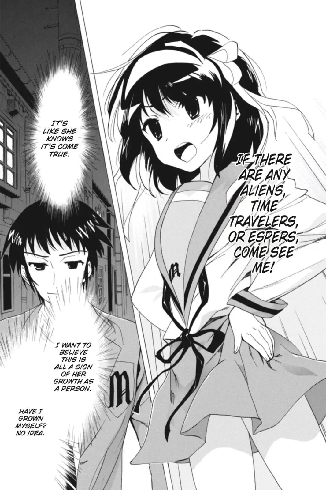Suzumiya Haruhi no Yuuutsu Chapter 70 page 17 - Chapter 70: The Intrigues of Haruhi Suzumiya II
