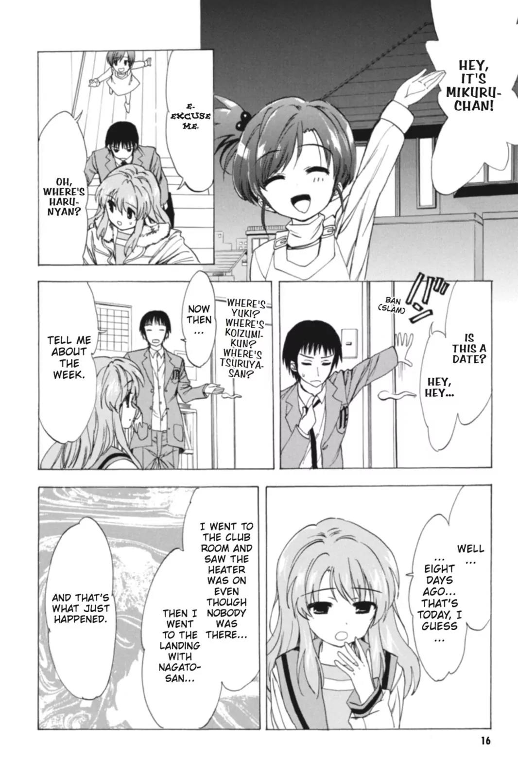 Suzumiya Haruhi no Yuuutsu Chapter 70 page 18 - Chapter 70: The Intrigues of Haruhi Suzumiya II