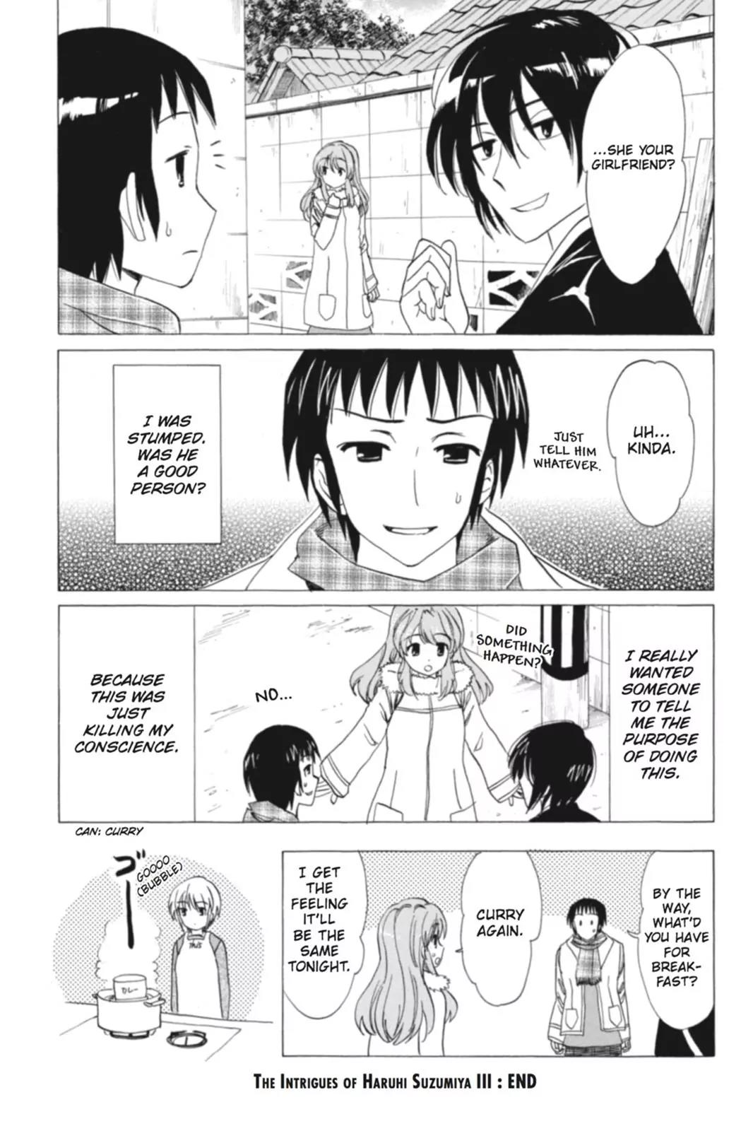 Suzumiya Haruhi no Yuuutsu Chapter 71 page 32 - Chapter 71: The Intrigues of Haruhi Suzumiya III