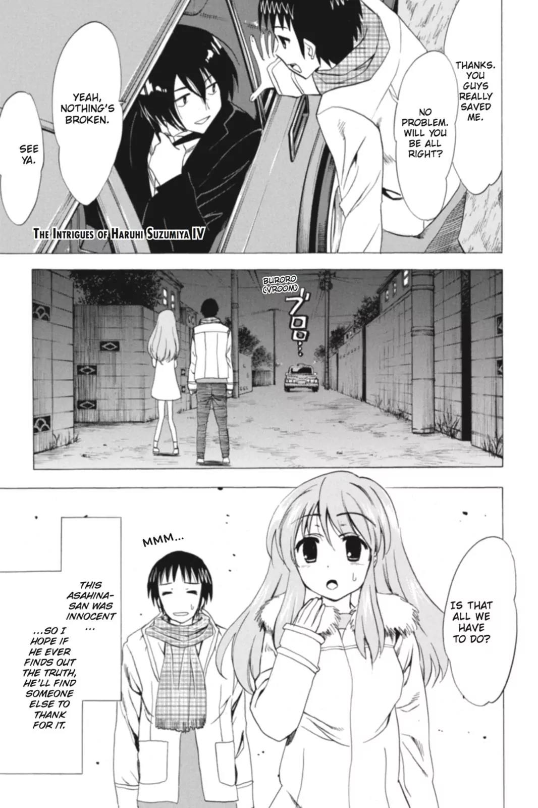 Suzumiya Haruhi no Yuuutsu Chapter 72 page 1 - Chapter 72: The Intrigues of Haruhi Suzumiya IV