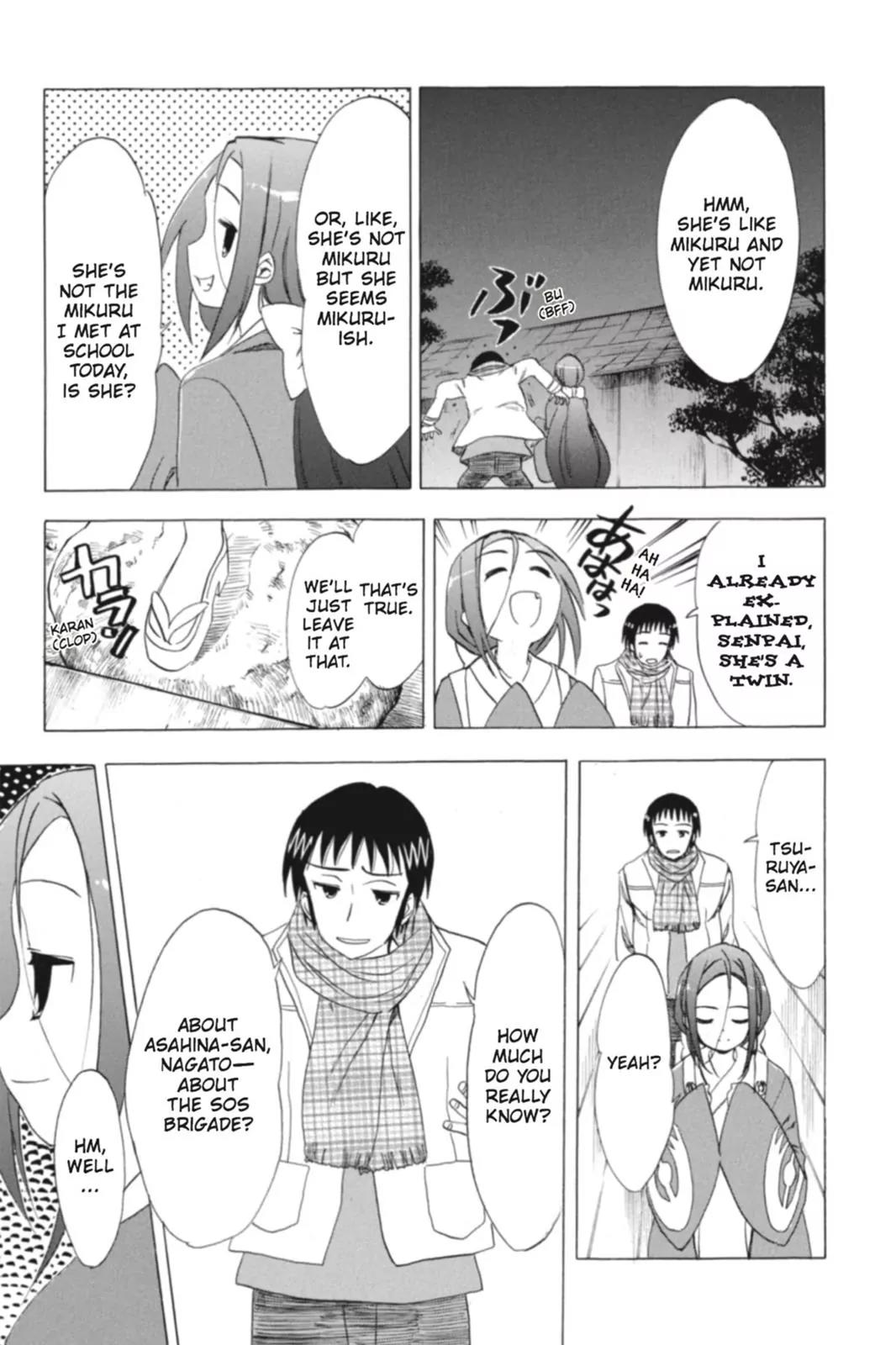 Suzumiya Haruhi no Yuuutsu Chapter 72 page 13 - Chapter 72: The Intrigues of Haruhi Suzumiya IV
