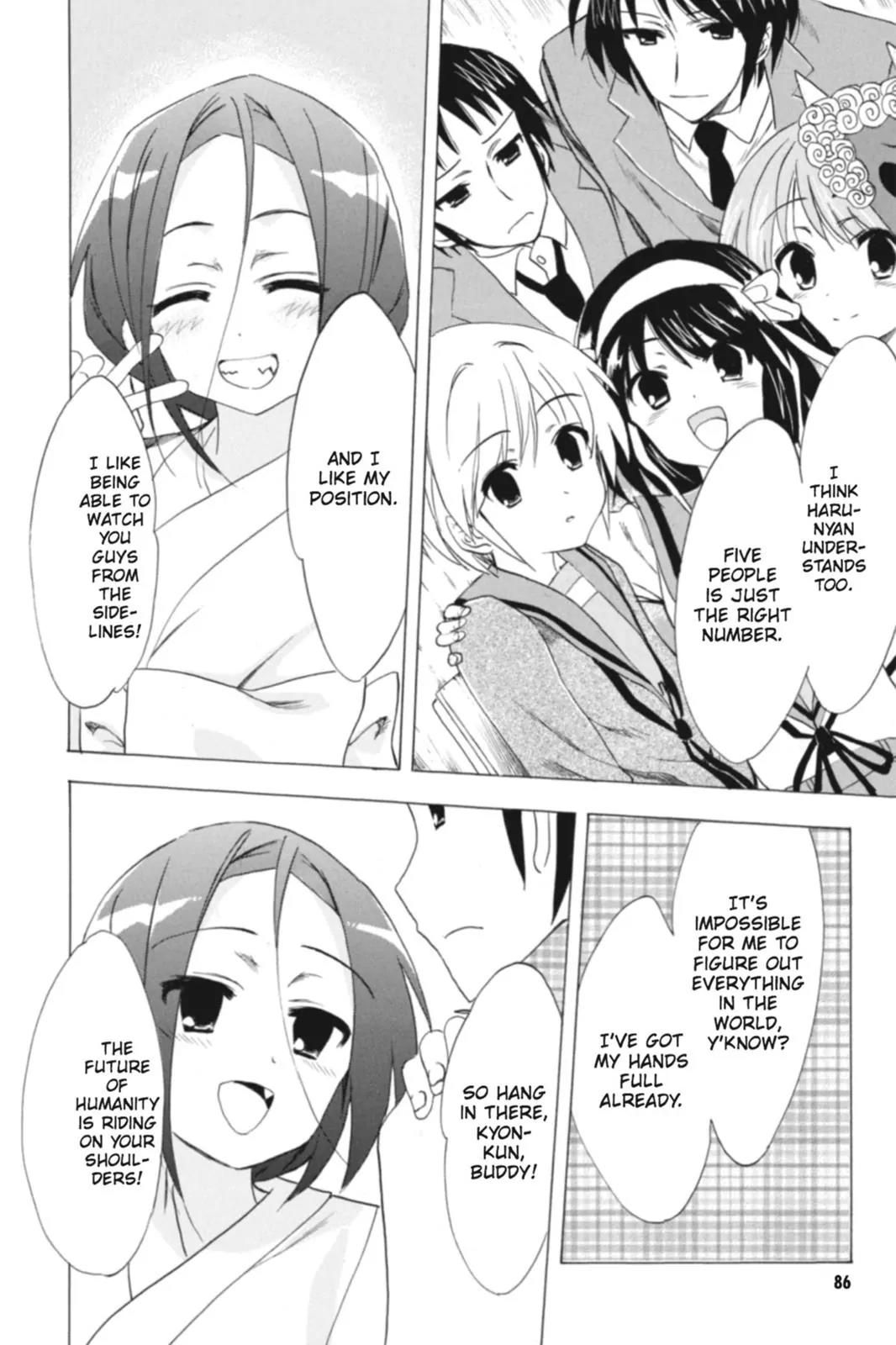 Suzumiya Haruhi no Yuuutsu Chapter 72 page 16 - Chapter 72: The Intrigues of Haruhi Suzumiya IV